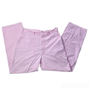 Vintage 80's pastel pink cotton pants jeans size 33
